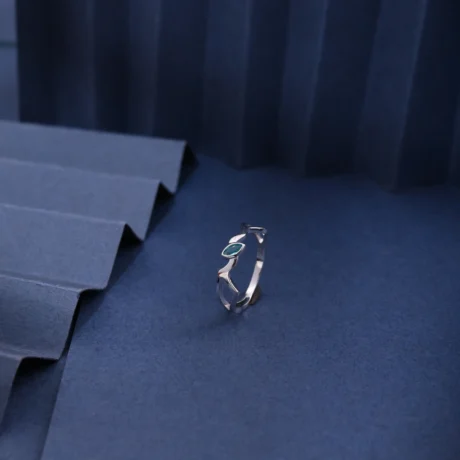 Twin Sparkle Open Ring