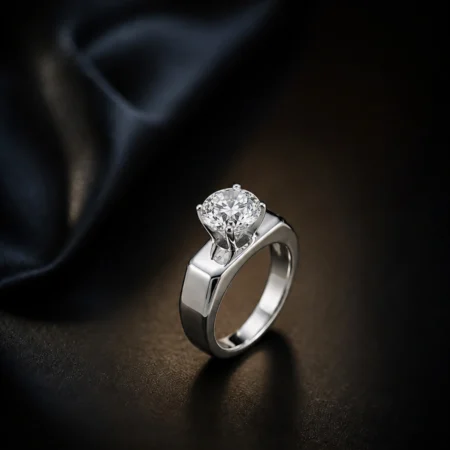 Celestial Solitaire Statement Ring