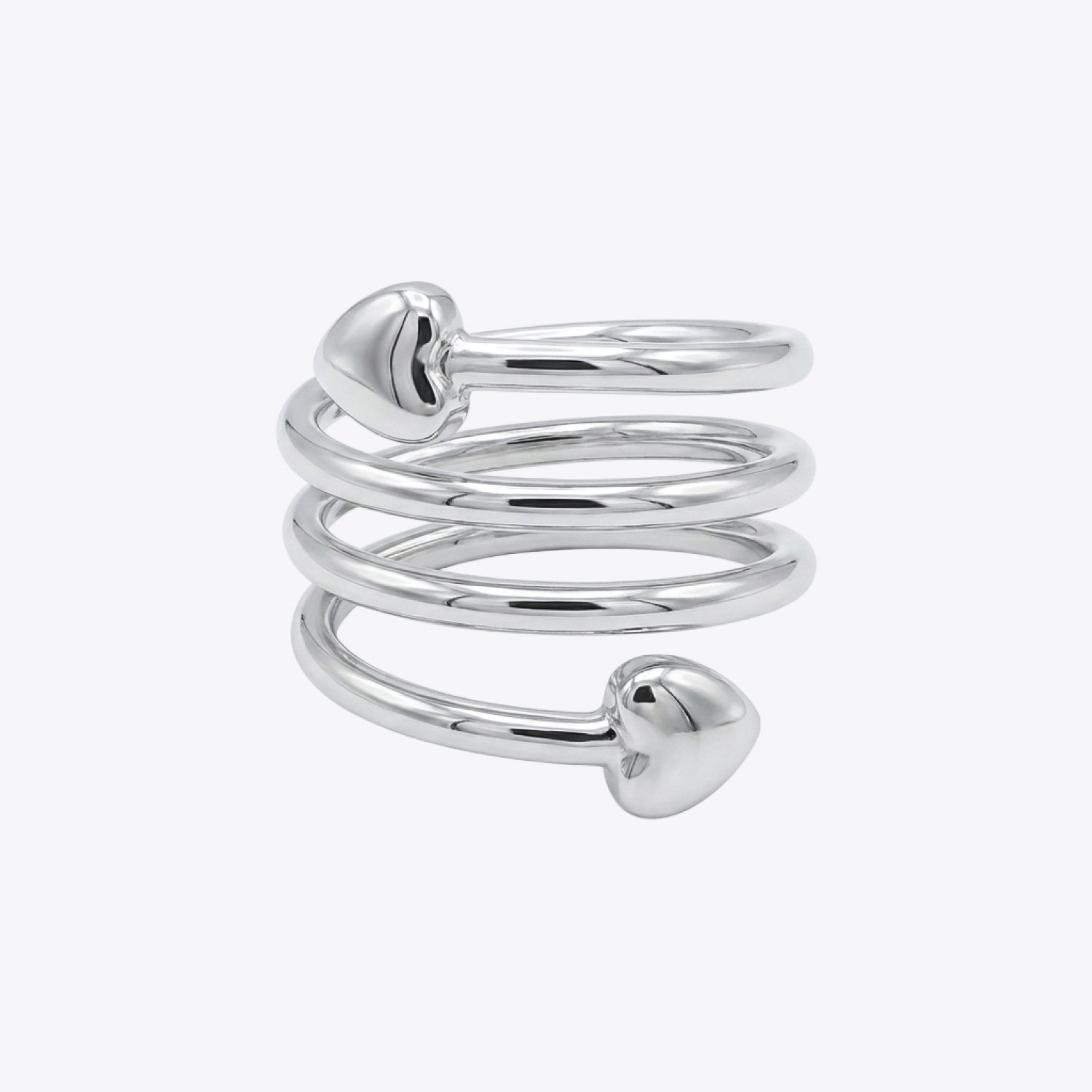 Silver Thorn Crown Ring - Image 3