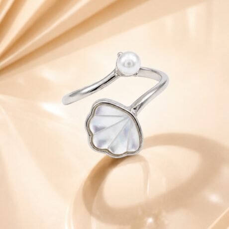 Pearl Shell Open Ring