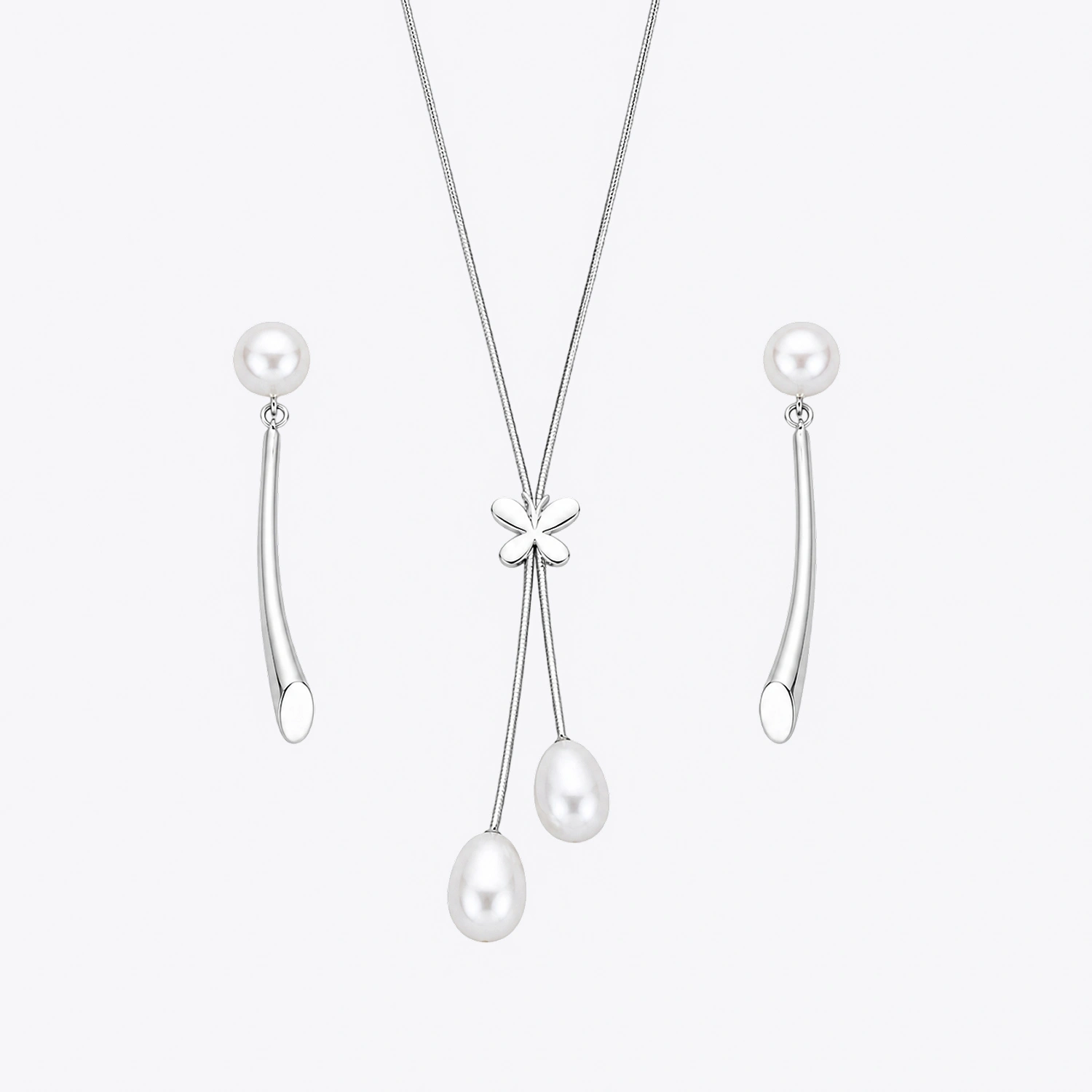 Mariposa Pearl Lariat Set - Image 3