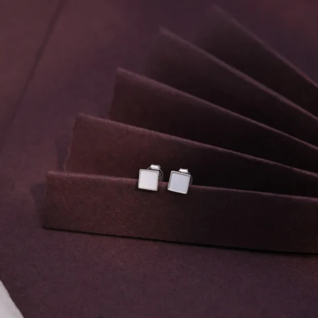 Geometric Square Drop Earrings