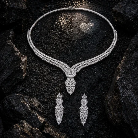 Alencia Moonlit Cascade Limited Edition Necklace Set