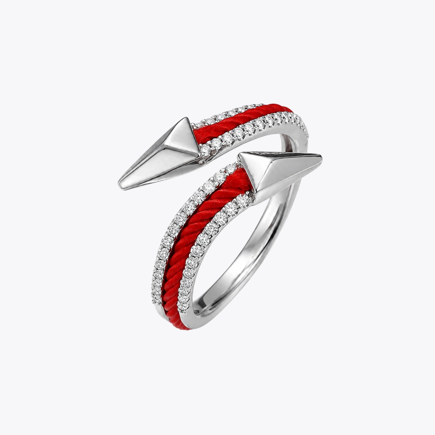 Crimson Arrow Wrap Ring - Image 3