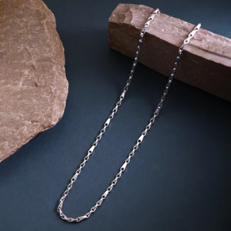 Alencia Limited Edition Figaro Link Silver Chain Necklace