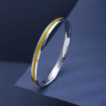 The Alencia Urban Glitter Dual-Tone Bangle