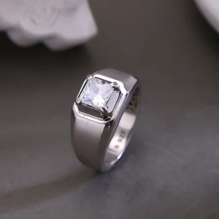 The Alencia Urban Classic Solitaire Silver Ring