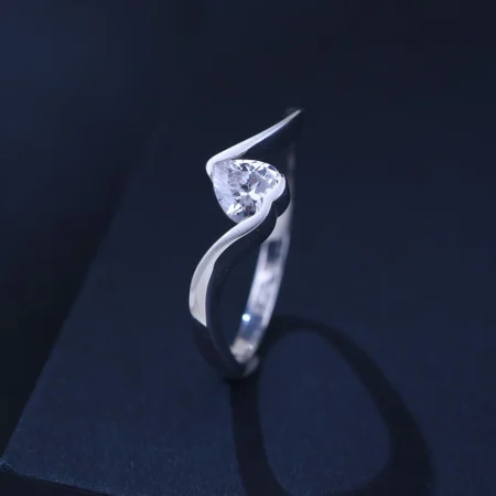 The Alencia Urban Serenade Heart Bypass Ring