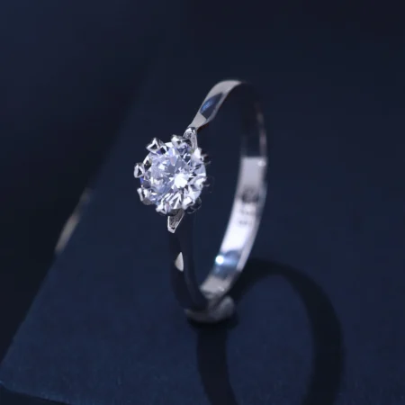 The Alencia Urban Serenade Crown Solitaire Ring
