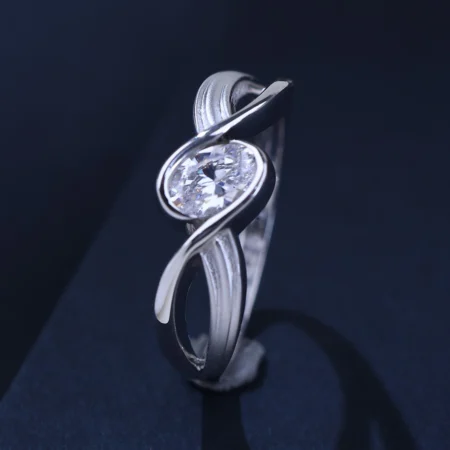The Alencia Urban Serenade Infinity Oval Ring