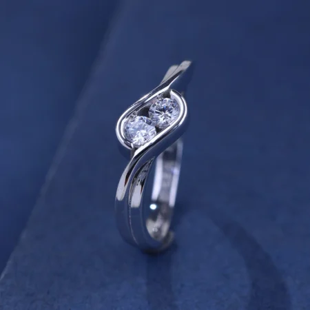 The Alencia Urban Serenade Duet Bypass Ring